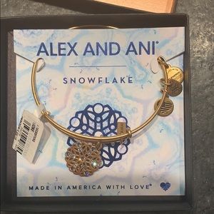 Alex and ani snowflake bracelet